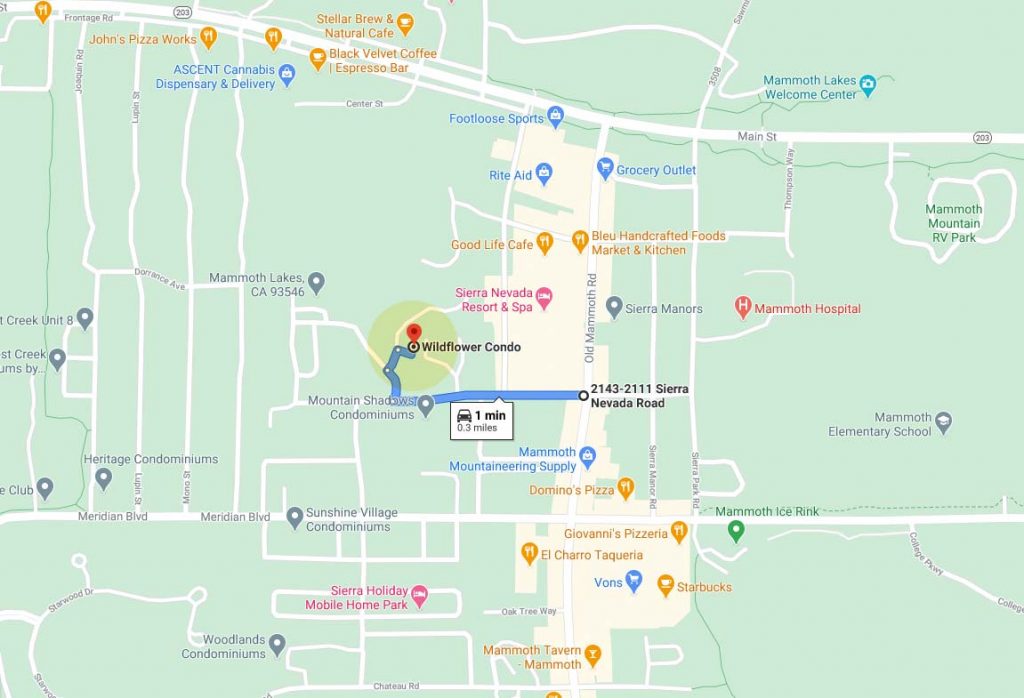 Map to town